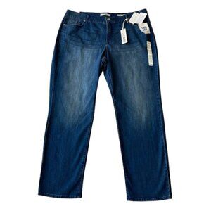 CODE BLEU Chelsea Classic Straight Tummy Slimming Jeans Women's 22W Blue NWT